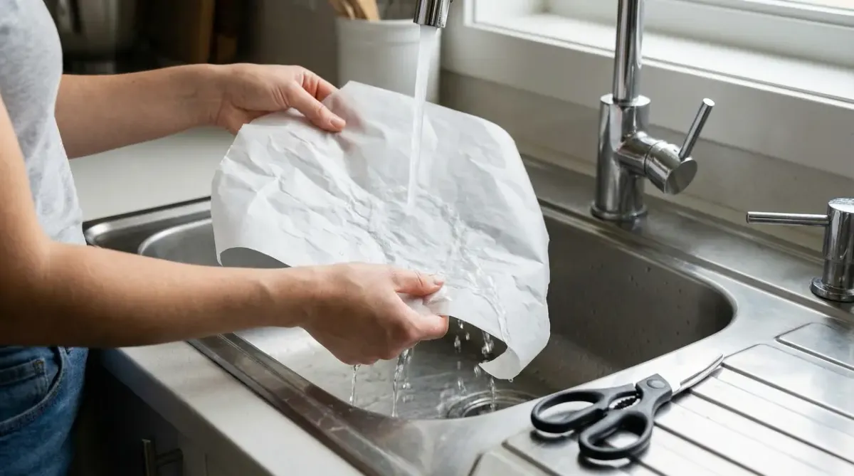 Die kleine Revolution: Angefeuchtetes Backpapier, ein unscheinbarer Küchentrick mit großer Wirkung